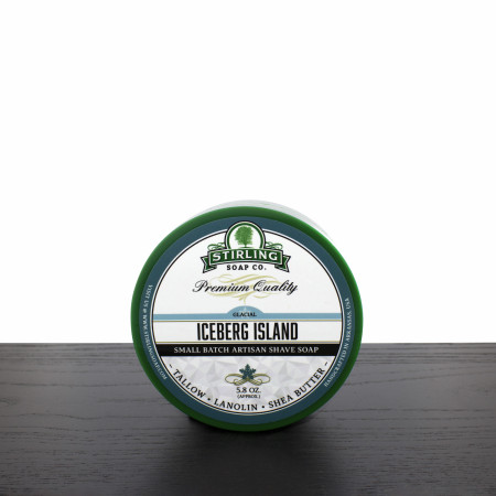 Stirling Soap Company Shave Soap, Glacial Iceberg Island